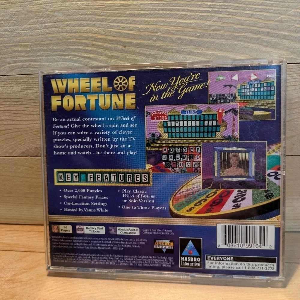 Wheel of Fortune PlayStation Game